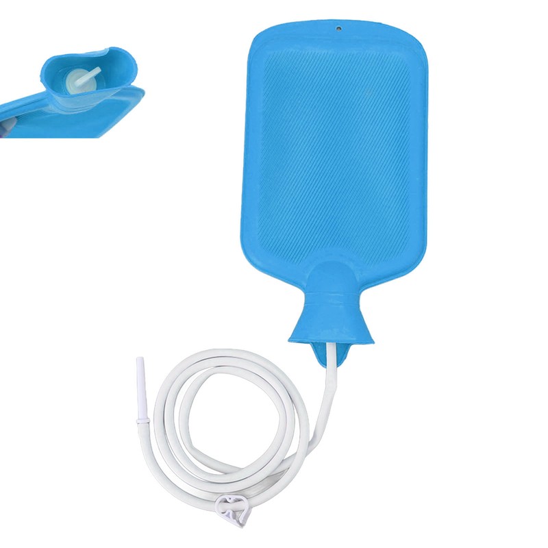 Silicone Enema Bag Kit Intestinal Enema Douche Combination Set Home