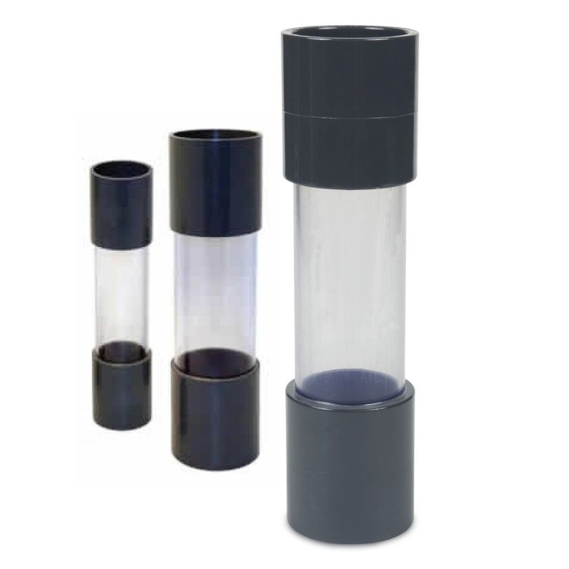 Aquaforte Transparent Glass with Socket 110 mm Installation Accessories, Grey,