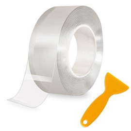 Clear Caulk Tape,Transparent Tape,Waterproof Self Adhesive Tape,Bathtub Sealing Tape,Bathroom Caulking,Oil Resistant Kitchen Floor Wall Edge Sealing Tape,Window Sealing Tape
