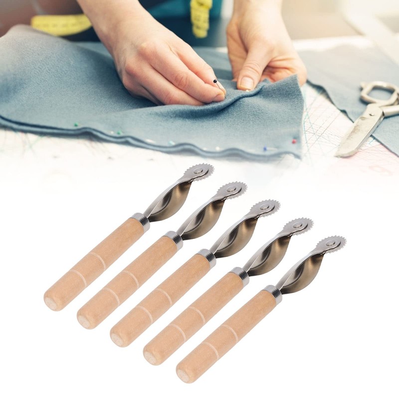 Agatige 5 Pieces Sewing Pause Wheel for Sewing Pattern, 20mm