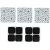 Fitop 20 Electrodos Compatibles Compex 5x5 Single Snap Premium