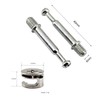 25Pcs Furniture Connecter Fixing Screws Eccentric Cam Lock with Pre-Inserted