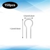 Gjinxi 150 Pcs High Temperature Nichrome Wire, R Shaped Hanging