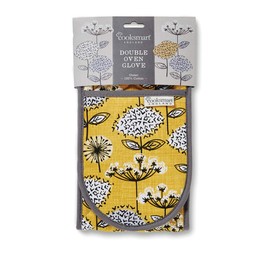 Cooksmart Double Oven Glove, Retro Meadow