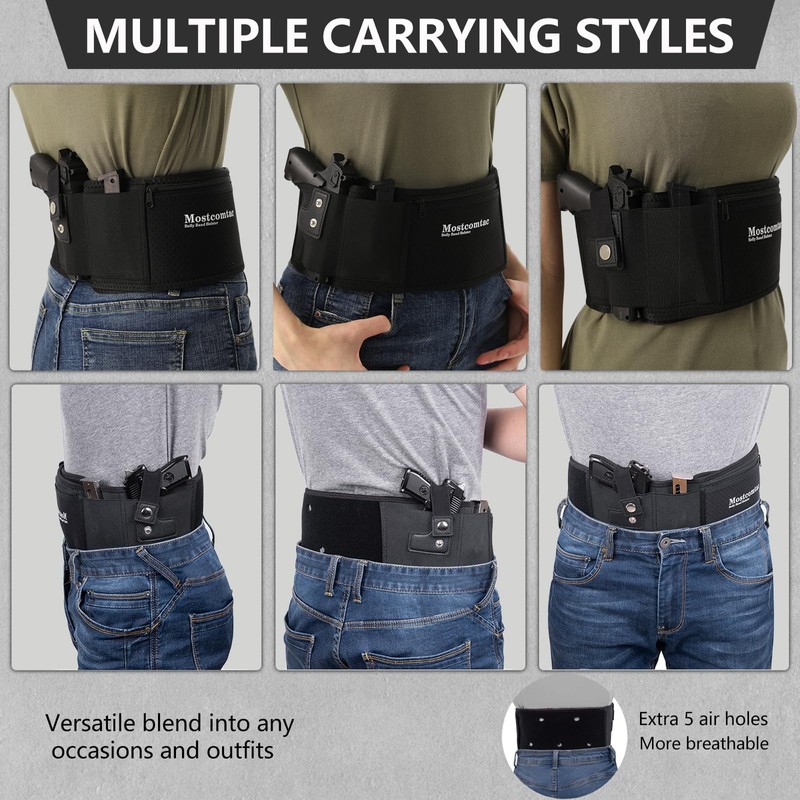 Mostcomtac Belly Band Holster for Men & Women - Gun