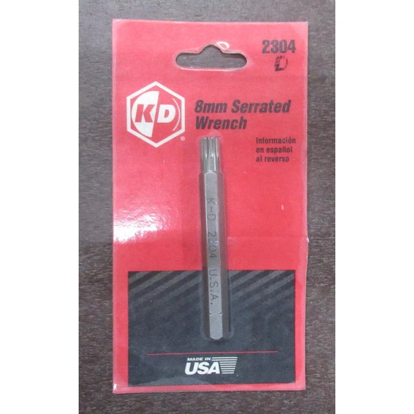 KD K&D 2304 8MM SERRATED WRENCH