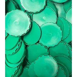 Keg Caps-100pcs. Protect the filling and valve of your kegs with a vented keg cap. MATERIAL: PLASTIC. (GREEN)