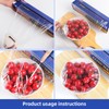 KAMMAK Plastic Food Wrap with Slide Cutter Kitchen Cling Wrap