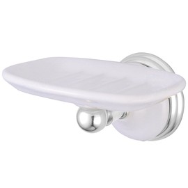Kingston Brass BA1115C Victorian Soap Dish, Polished Chrome,5-1/4"