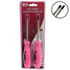 Generic 2 Pc Ladies Pink Screwdriver Set - Flat &