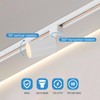 Hiiglxii 6-Light LED Track Lighting Kit with 6.6FT H Track