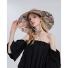 Koreshion - Sombrero de pesca reversible para mujer, con lazo