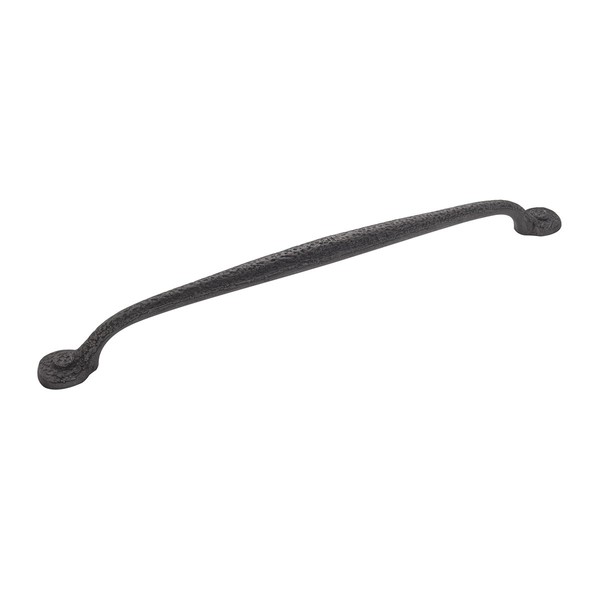 Hickory Hardware P2994-BI Pull, 12" c/c, Black Iron Finish