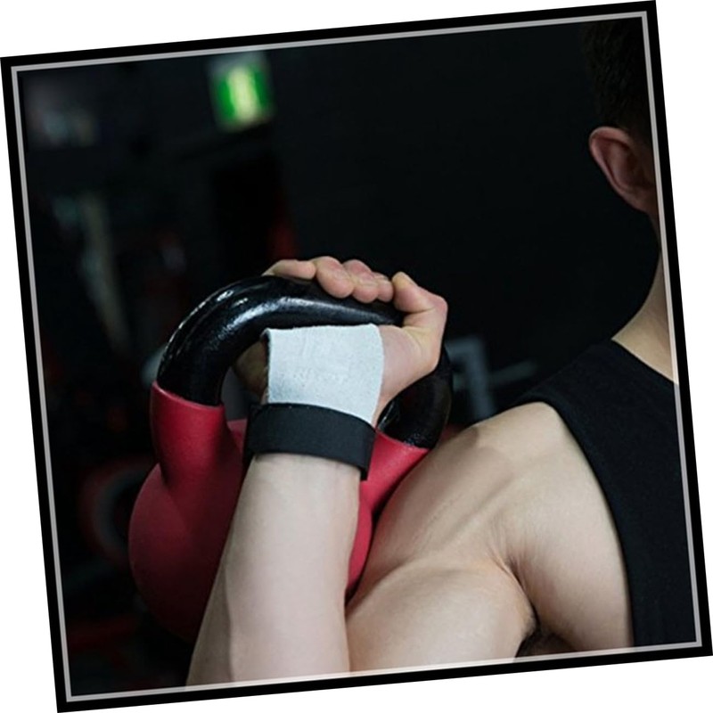 BESPORTBLE 1 Pair Cow Leather Palm Protector Gloves for Weightlifting