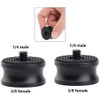 AORO Screw Adapter 1/4"-20 Male Convert 3/8"-16 Female 2pcs