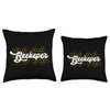 Beekeeper Honeycomb Bee Throw Pillow