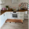 39.4IN Wooden Step Stool - Solid Wood Material, Large Surface,