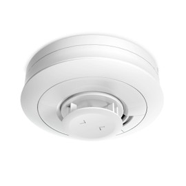 Ei Electronics Ei630W Heat Detector with Temperature Sensor (58 °C) for Kitchen and Bathroom, Optional Wireless Networkable, White