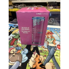 Redbull Rare Red Bull Sugar Free Pink Edition Wild Berries 12 Oz 4pk Brand New Ships Now