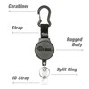 KEY-BAK MID6-Duo Heavy Duty Badge Reel and Keychain That Holds