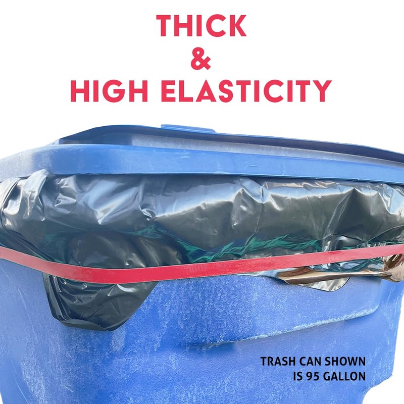 BoxerTool Pro Rubber Band 12-Pack - 42" Red Extra Large