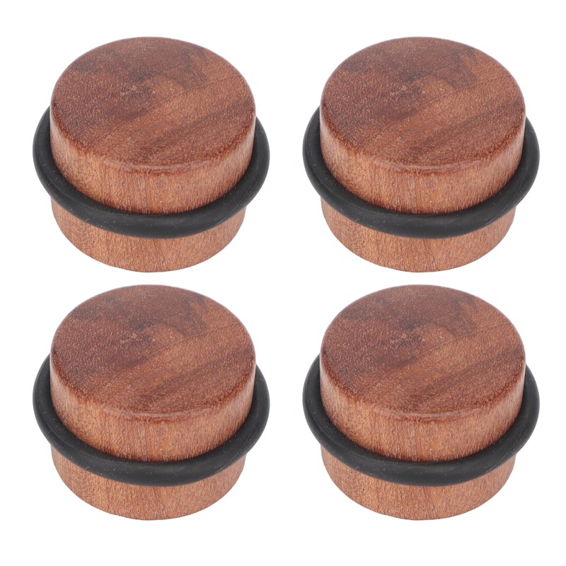 4PCS Cylindrical Door Stopper Prevent Impact Silent Punch Free Solid