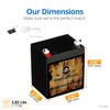 Pirate Battery 12V 4.5AH Maintenance-Free Battery for Alarm Systems, Scooters,