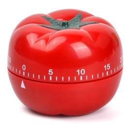 Tibapla Tomato Kitchen Timer, Pomodoro Timer, Kitchen Timer 60 Minute Timing Countdown for Learning/Playing/Cooking, Digital Timer for Kitchen Cooking Baking