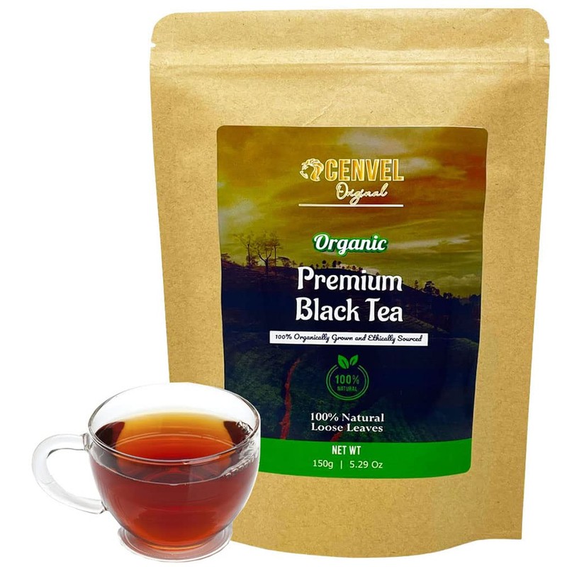 CENVEL®️ Organic Loose leaf Black Tea | 100% Pure Natural