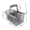 FIND A SPARE Universal Deluxe Grey Cutlery Cage Dishwasher Basket