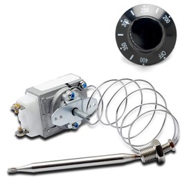 60125401 for Deep Fryer 1175 thermostat compatible with imperial fryer, 1/4" Thread Mpt Stuff Box, RX-1-36 Thermostat compatible with Pitco, 200-400F