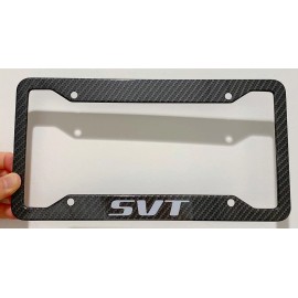 Unbranded SVT Metal Carbon Fiber Look License Plate Frame