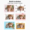Kids Instant Print Camera with 3 Roll Photo Paper 2in