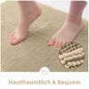 OLANLY Chenille Bath Mat, Non-Slip Bathroom Rug, Soft Bath Mat,