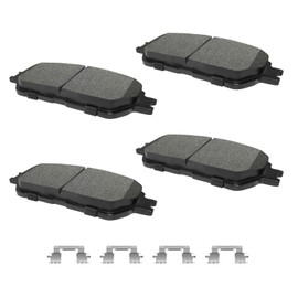 YxpBrake Ceramic Front Brake Pads with Hardware Fit for Toyota Camry 2005 2006, Tacoma 2005-2015, Sienna 2004-2010, Avalon 2005-2007, Solara 2004-2008, ES300 2002 2003, ES330 2004-2006