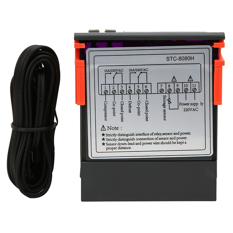 STC 8080H Refrigerating Defrosting Temperature Over Limit Alarm Temperature Controller