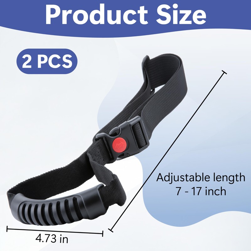 ecocstm 2 PCS Car Adjustable Grab Handles, Car Accessories Handle
