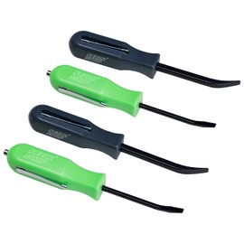 SUNHZMCKP 4 PCS Small Pry Bar, Multifunction Mini Pocket Pry Bar Tool with Magnet Top, for Car Repair Home Office Mechanics Electricians Repair