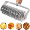 Grid Roller, Stainless Steel Grid Roller, Pasta Cutter, Stainless Steel,