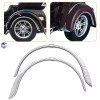 Unbranded Chrome Fender Flares Skirts Trim Accent For Harley Tri