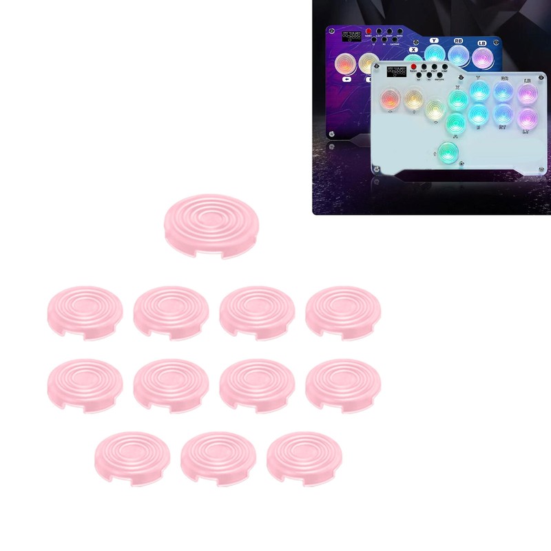 12pcs Arcade Button Cover 20.2mm 25.3mm Mechanical Push Button Cover