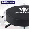 Rolling Shop Stool with Wheels, Heavy Duty Garage Work Mechanic