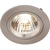 Knightsbridge IP20 230V/12V GU10/MR16 Brushed Chrome Recessed Fixed Twist &