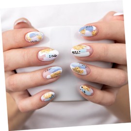 Hohopeti 3pcs Gold Silver Foil Paper for Nail Case Decoration Craft Easy to Apply Glitter Stickers for Unique Style Creative Decor