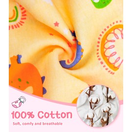 JAHSIYI Girls Underwear Toddler Dinosaur Panties Little Kids Undies Children Dino Soft 100% Cotton Underpants Size 4T 5T Briefs Age 4 5 Years Old Tagless Clothes Panty