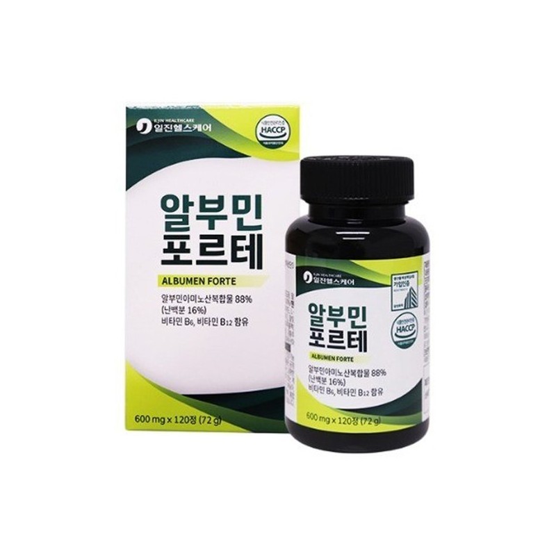 알부민 효능 포르테 아미노산 복합물 600mg x 120정 Albumin Efficacy