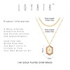 LOYATA Layered Gold Necklaces for Women，Initial Pendant Necklace for Women
