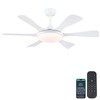 Surtime Ceiling Fans with Lights-47 Low Profile Ceiling Fan with