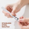 Professional Nail File Set - 2 PCS Stainless Steel Nail