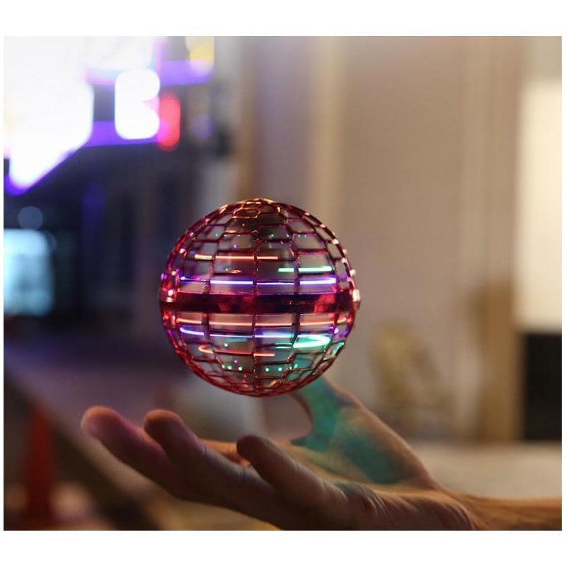 Suspended flying ball, a fun gift for children:_Red